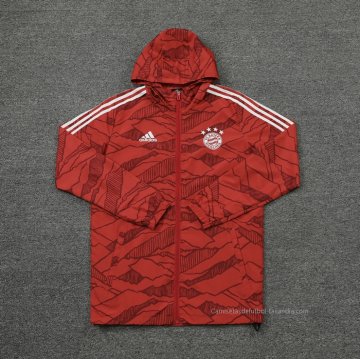 Chandal de Rompevientos del Bayern Munich 2021-2022 Rojo