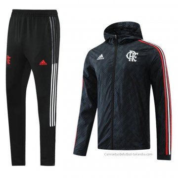 Chandal de Rompevientos del Flamengo 2022-2023 Negro Chandal de Rompevientos del Flamengo 2022-2023 Negro