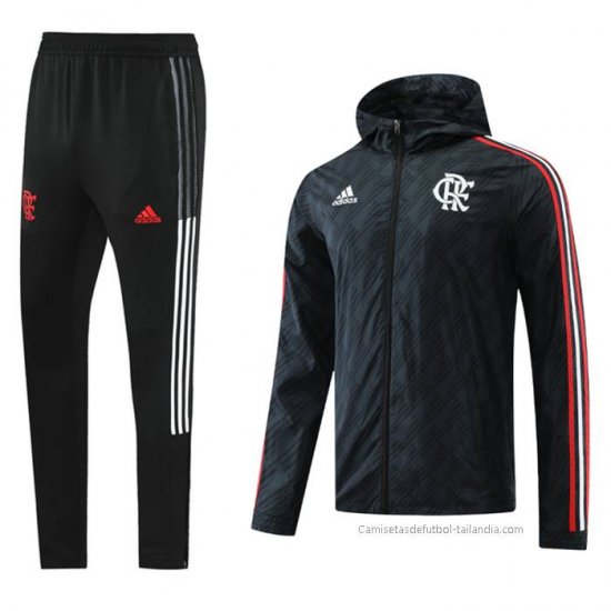 Chandal de Rompevientos del Flamengo 2022-2023 Negro - Haga un click en la imagen para cerrar