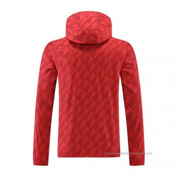 Chandal de Rompevientos del Manchester United 2022-2023 Rojo