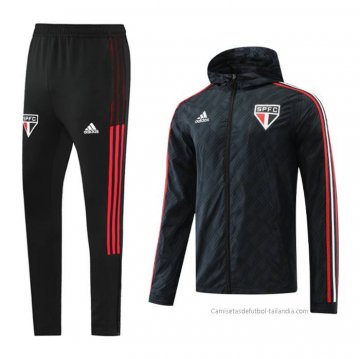 Chandal de Rompevientos del Sao Paulo 2022-2023 Negro Chandal de Rompevientos del Sao Paulo 2022-2023 Negro