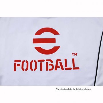 Chandal de Sudadera del AC Milan Nino 2025-2026 Blanco