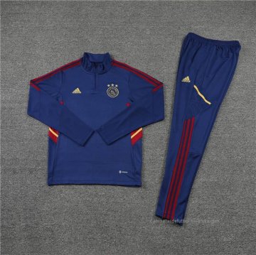 Chandal de Sudadera del Ajax 2022-2023 Azul