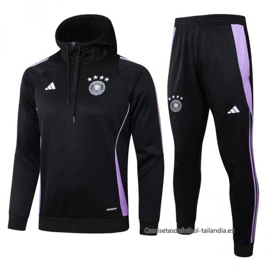 Chandal de Sudadera del Alemania 2024-2025 Negro - Haga un click en la imagen para cerrar