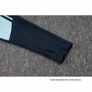 Chandal de Sudadera del Argentina Nino 2025-2026 Azul Negro