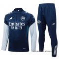 Chandal de Sudadera del Arsenal 2025-2026 Azul Gris