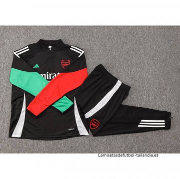 Chandal de Sudadera del Arsenal Nino 2024-2025 Negro