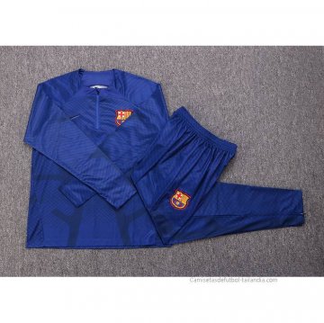 Chandal de Sudadera del Barcelona 2022-2023 Azul