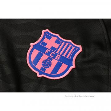 Chandal de Sudadera del Barcelona 2021-2022 Negro