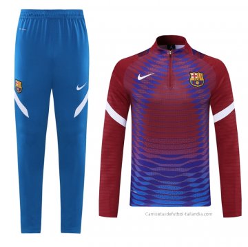 Chandal de Sudadera del Barcelona 2021-2022 Rojo Chandal de Sudadera del Barcelona 2021-2022 Rojo