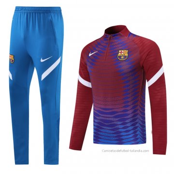 Chandal de Sudadera del Barcelona 2021-2022 Rojo