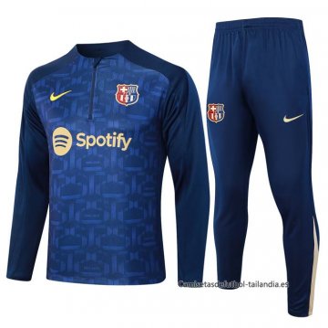Chandal de Sudadera del Barcelona Nino 2024-2025 Azul Chandal de Sudadera del Barcelona Nino 2024-2025 Azul