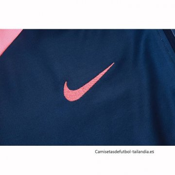 Chandal de Sudadera del Barcelona Nino 2025-2026 Azul Rosa