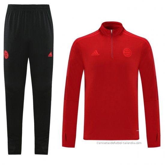 Chandal de Sudadera del Bayern Munich 2021-2022 Rojo - Haga un click en la imagen para cerrar