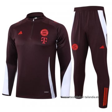 Chandal de Sudadera del Bayern Munich Nino 2024-2025 Rojo Chandal de Sudadera del Bayern Munich Nino 2024-2025 Rojo