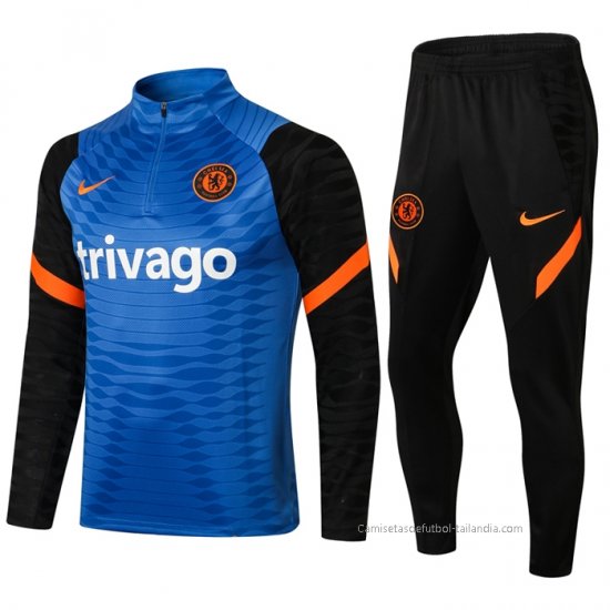 Chandal de Sudadera del Chelsea 2021-2022 Azul - Haga un click en la imagen para cerrar