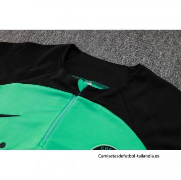 Chandal de Sudadera del Chelsea Nino 2023-2024 Verde