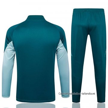 Chandal de Sudadera del Cruzeiro Nino 2024-2025 Verde