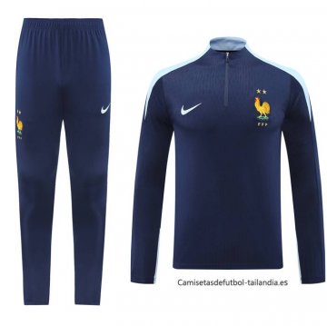 Chandal de Sudadera del Francia 2024-2025 Azul Chandal de Sudadera del Francia 2024-2025 Azul