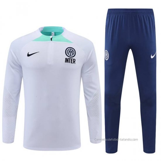 Chandal de Sudadera del Inter Milan 2022-2023 Blanco - Haga un click en la imagen para cerrar