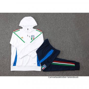 Chandal de Sudadera del Italia 2024-2025 Blanco