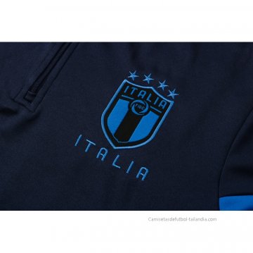 Chandal de Sudadera del Italia 2021-2022 Azul