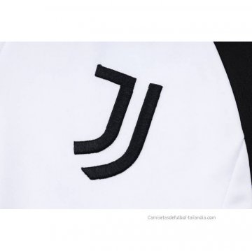 Chandal de Sudadera del Juventus Nino 2023-2024 Blanco y Negro