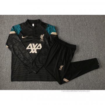 Chandal de Sudadera del Liverpool 2021-2022 Negro