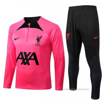 Chandal de Sudadera del Liverpool 2022-2023 Rosa Chandal de Sudadera del Liverpool 2022-2023 Rosa