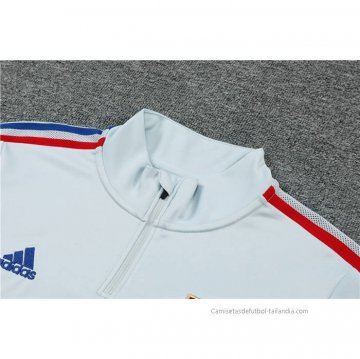 Chandal de Sudadera del Lyon 2022-2023 Gris