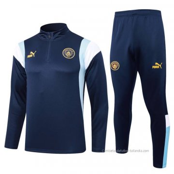Chandal de Sudadera del Manchester City 2023-2024 Azul Oscuro Chandal de Sudadera del Manchester City 2023-2024 Azul Oscuro