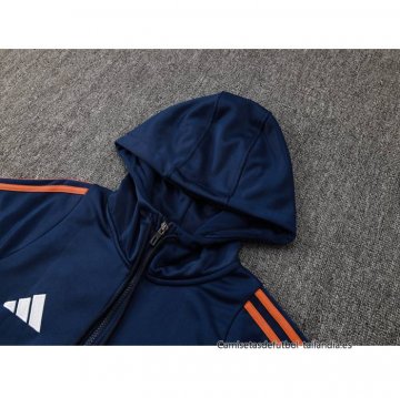 Chandal de Sudadera del Manchester United 2024-2025 Azul