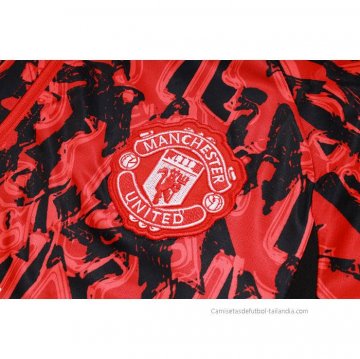 Chandal de Sudadera del Manchester United 2023-2024 Rojo