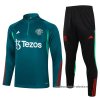 Chandal de Sudadera del Manchester United 2024-2025 Verde Chandal de Sudadera del Manchester United 2024-2025 Verde
