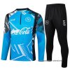 Chandal de Sudadera del Napoli Nino 2024-2025 Azul Chandal de Sudadera del Napoli Nino 2024-2025 Azul