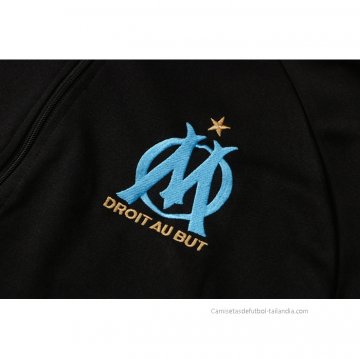 Chandal de Sudadera del Olympique Marsella 2021-2022 Negro