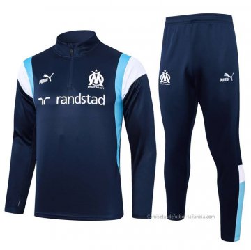 Chandal de Sudadera del Olympique Marsella 2023-2024 Azul Oscuro Chandal de Sudadera del Olympique Marsella 2023-2024 Azul Oscuro
