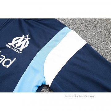 Chandal de Sudadera del Olympique Marsella 2023-2024 Azul Oscuro