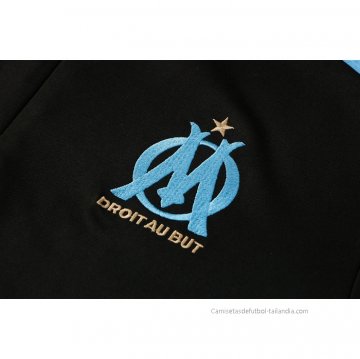 Chandal de Sudadera del Olympique Marsella 2021-2022 Negro