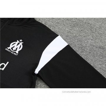 Chandal de Sudadera del Olympique Marsella Nino 2023-2024 Negro