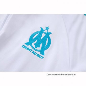 Chandal de Sudadera del Olympique Marsella Nino 2025-2026 Blanco