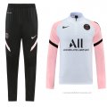 Chandal de Sudadera del Paris Saint-Germain 2021-2022 Blanco
