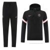 Chandal de Sudadera del Paris Saint-Germain 2021-2022 Negro y Rosa Chandal de Sudadera del Paris Saint-Germain 2021-2022 Negro y Rosa