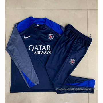 Chandal de Sudadera del Paris Saint-Germain 2025-2026 Azul