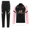 Chandal de Sudadera del Paris Saint-Germain 2021-2022 Negro y Rosa Chandal de Sudadera del Paris Saint-Germain 2021-2022 Negro y Rosa