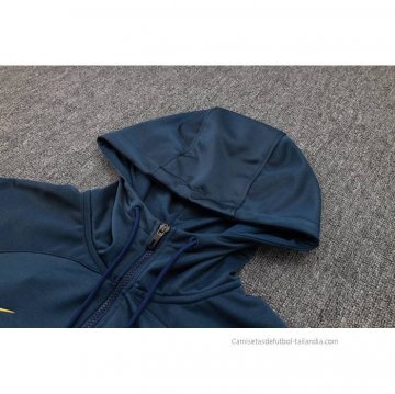 Chandal de Sudadera del Paris Saint-Germain 2023-2024 Azul Oscuro