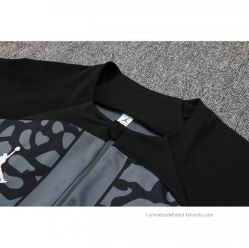 Chandal de Sudadera del Paris Saint-Germain 2023-2024 Gris