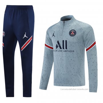 Chandal de Sudadera del Paris Saint-Germain Jordan 2021-2022 Gris