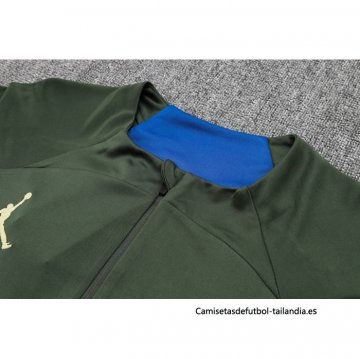 Chandal de Sudadera del Paris Saint-Germain Jordan 2023-2024 Verde