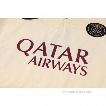 Chandal de Sudadera del Paris Saint-Germain Nino 2023-2024 Amarillo